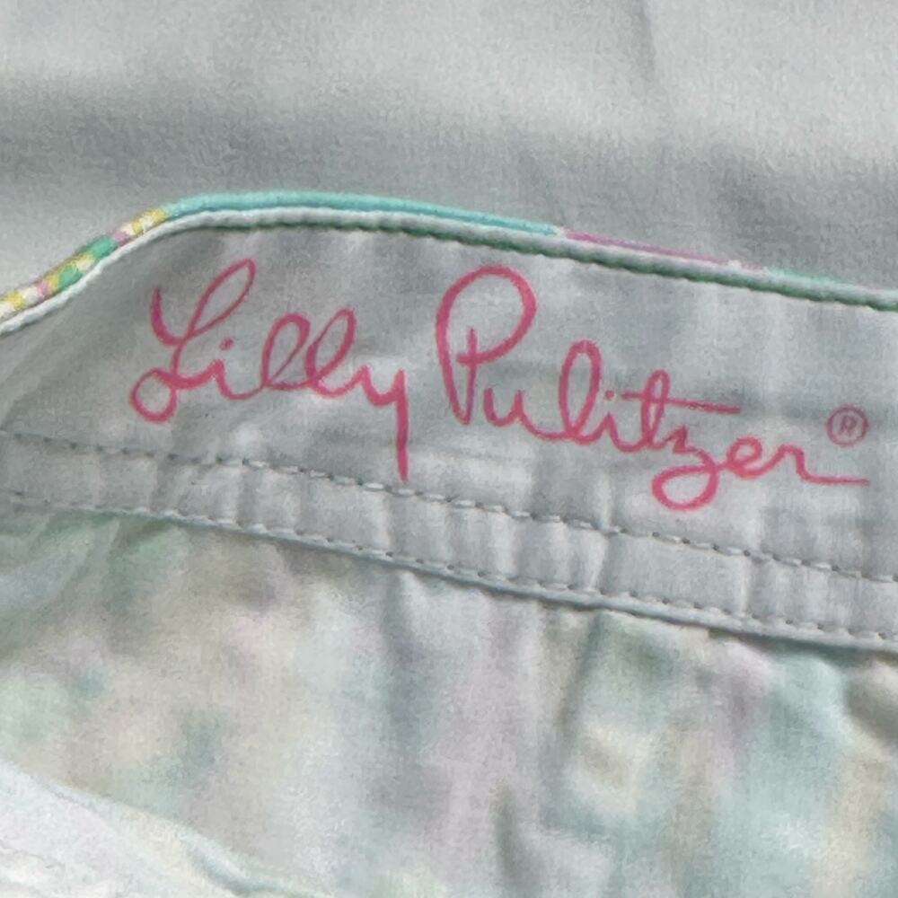 Lilly Pulitzer Buttercup shorts sz 6 Paisley Scallop Edge Shorts - Picture 5 of 9